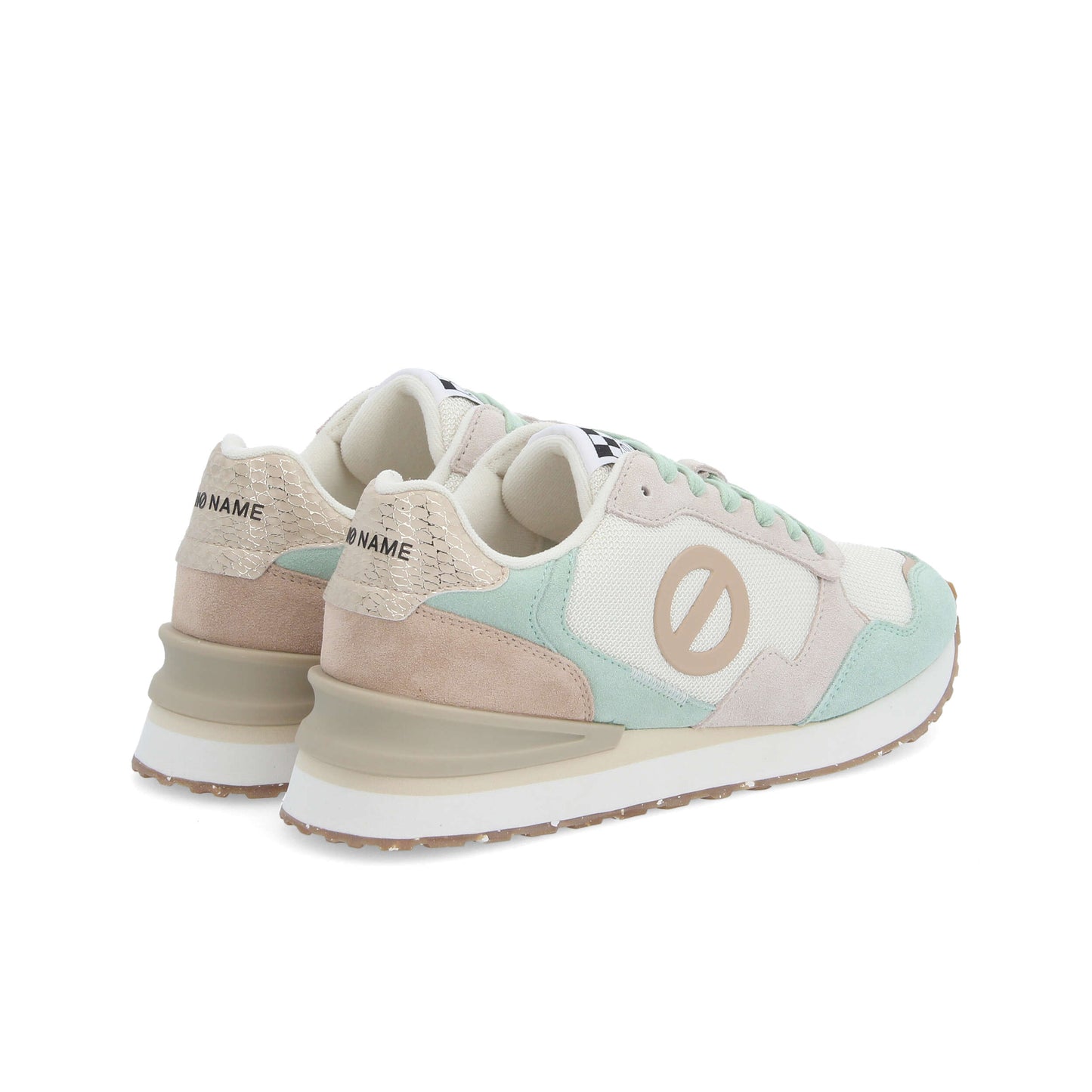 TOVA RUNNER -  BLANC CASSE/BEIGE/VERT