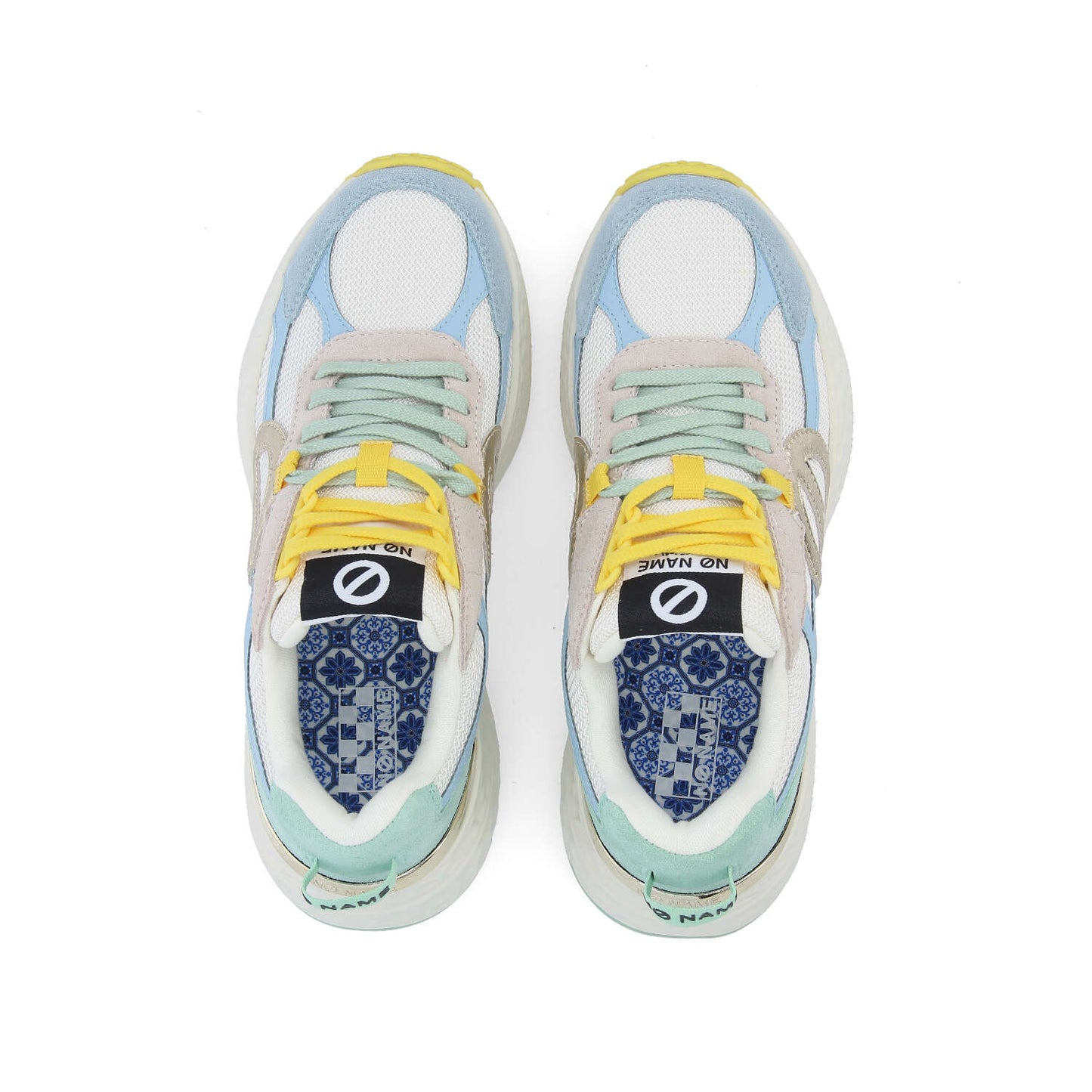 CARTER 2.0 RUNNER -  BLANC CASSE/BLEU/VERT