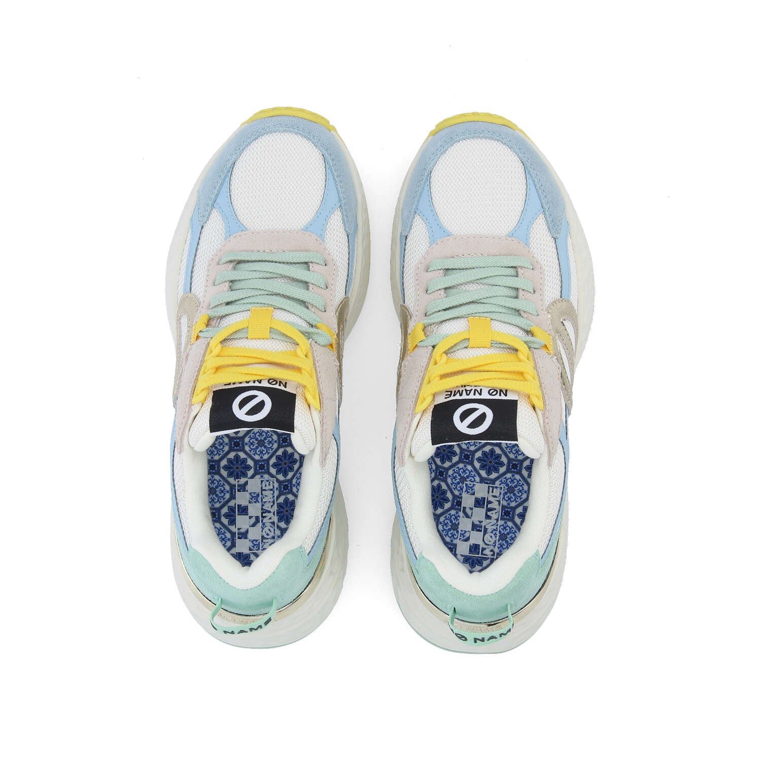 CARTER 2.0 RUNNER -  BLANC CASSE/BLEU/VERT