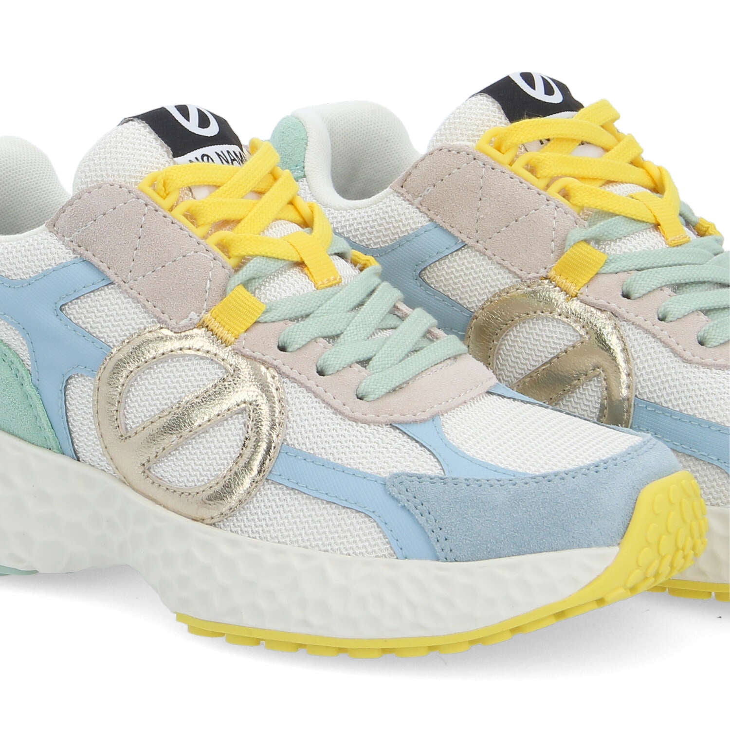 CARTER 2.0 RUNNER -  BLANC CASSE/BLEU/VERT