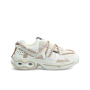 WILLO RUNNER -  BLANC CASSE/BEIGE/MARRON