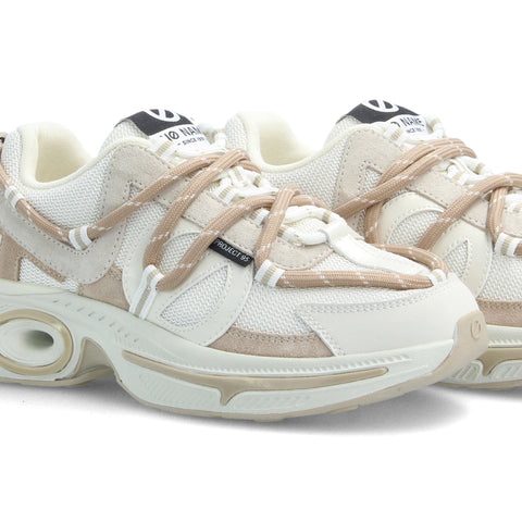 WILLO RUNNER -  BLANC CASSE/BEIGE/MARRON - Image principale