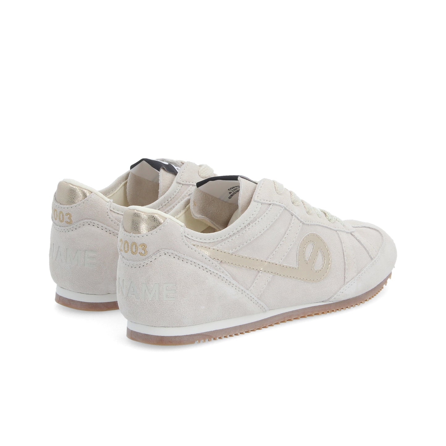 EVO RUN -  BLANC CASSE/DORE
