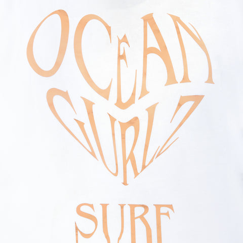 CARTER T SHIRT -  BLANC/OR - Image principale