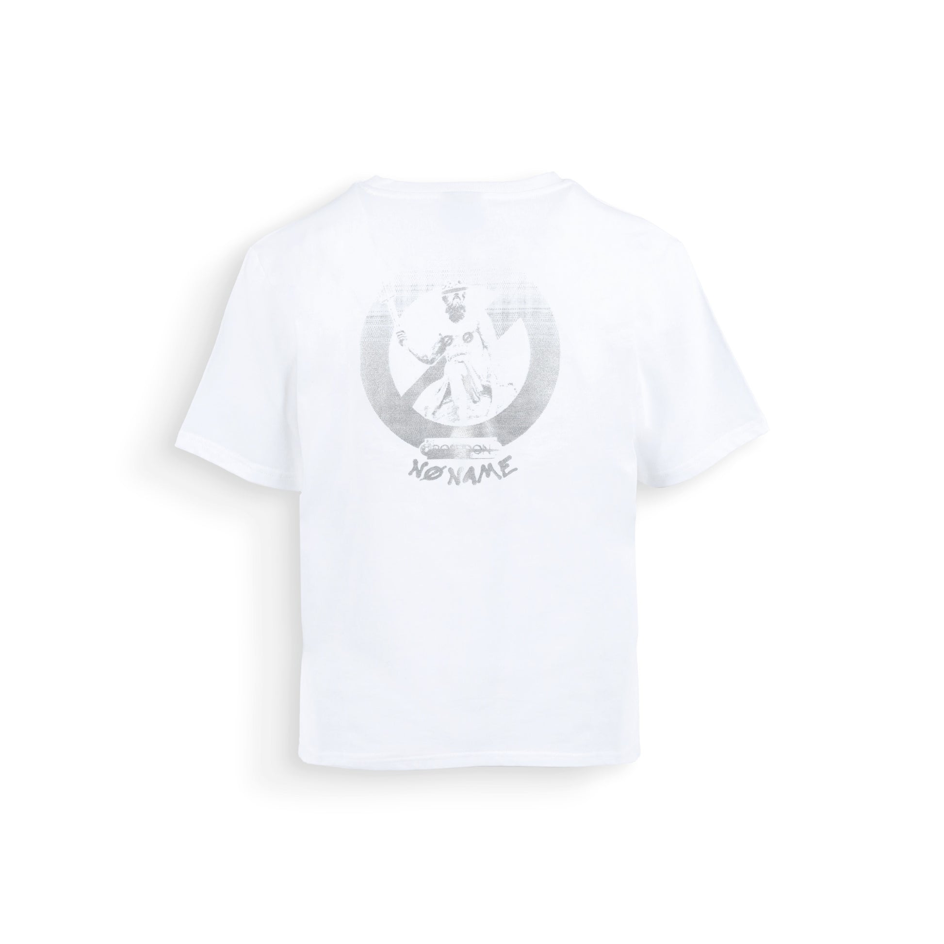 CARTER T SHIRT -  BLANC/ARGENT