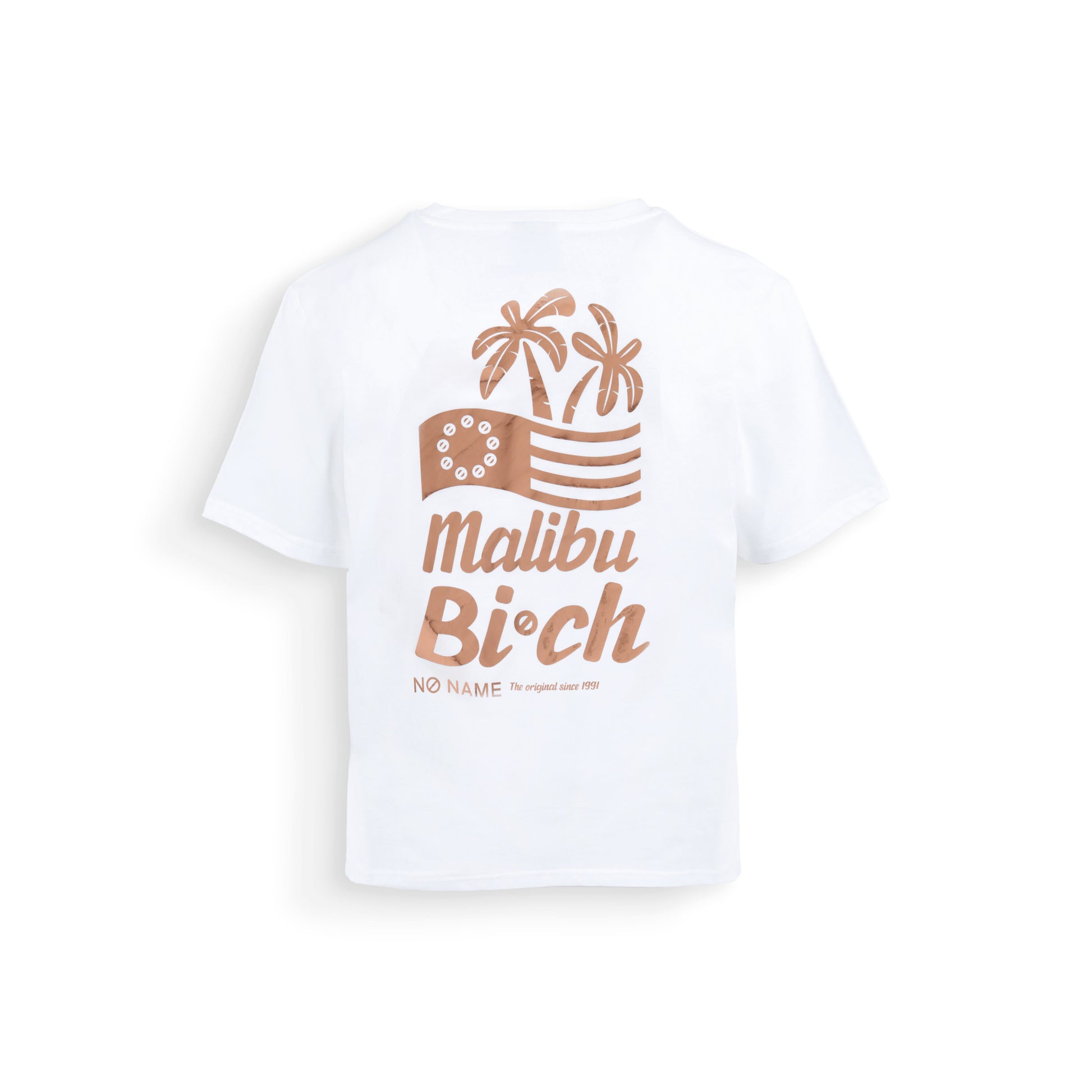 CARTER T SHIRT -  BLANC/ROSE