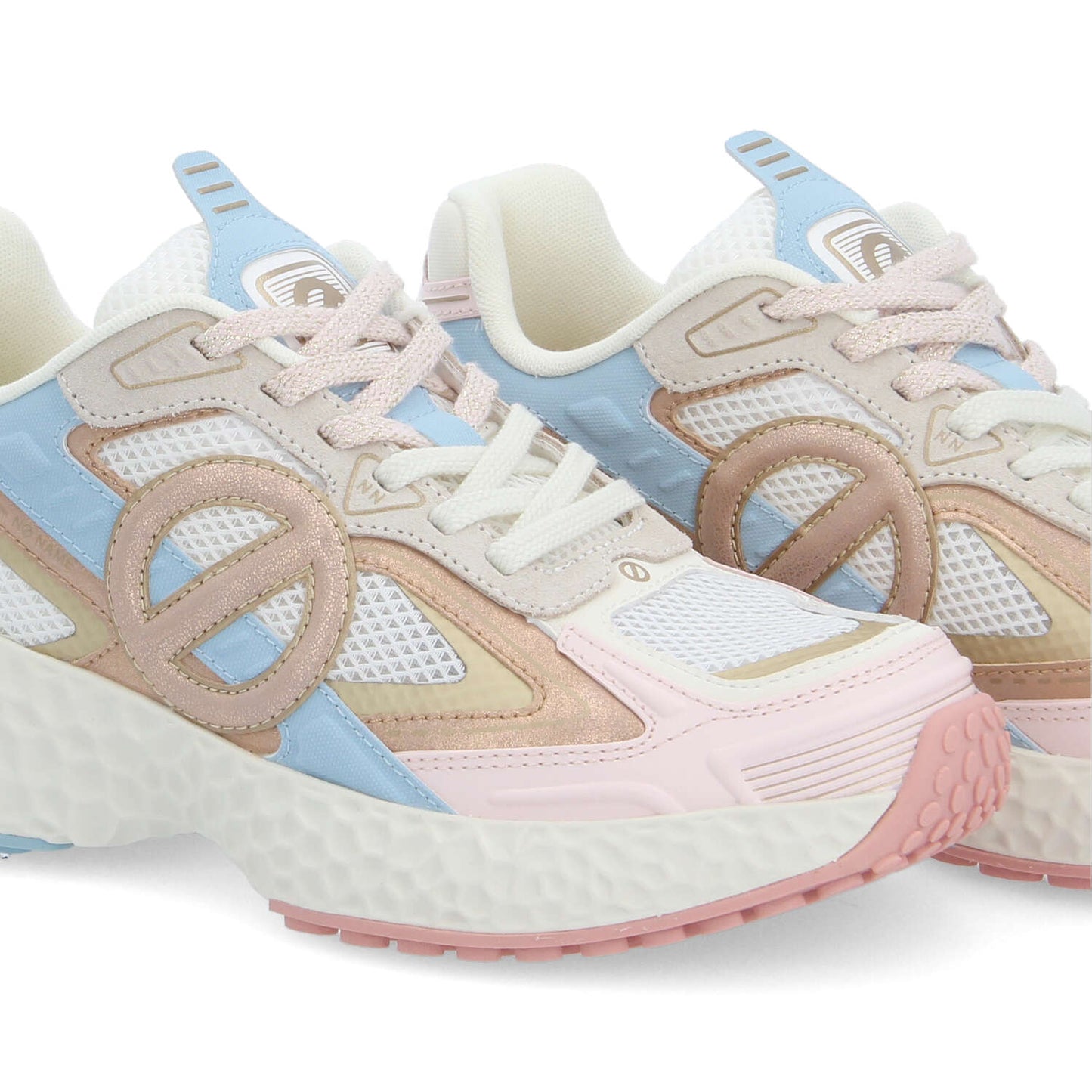 CARTER 2.0 TECH -  BLANC CASSE/ROSE/BLEU CIEL