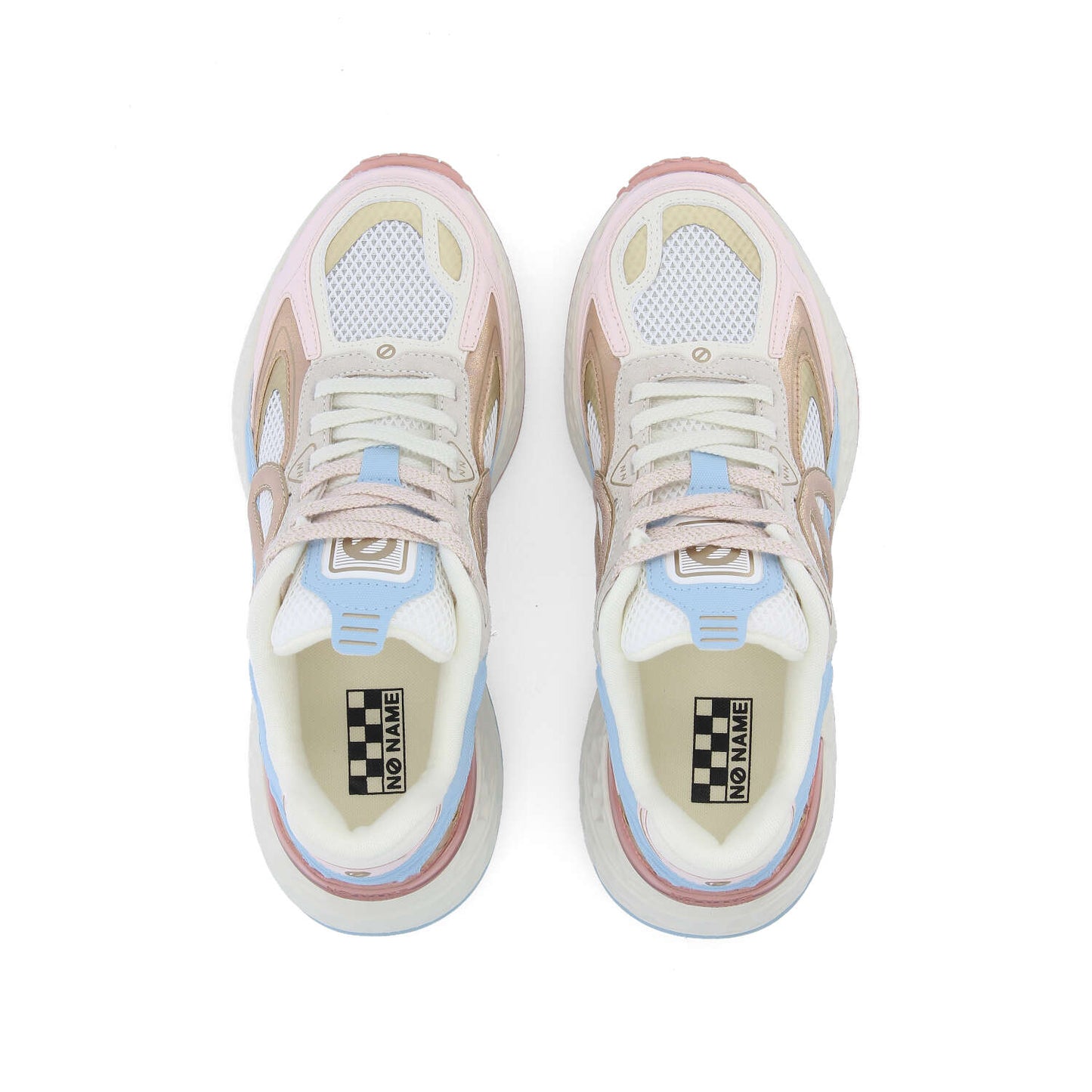 CARTER 2.0 TECH -  BLANC CASSE/ROSE/BLEU CIEL