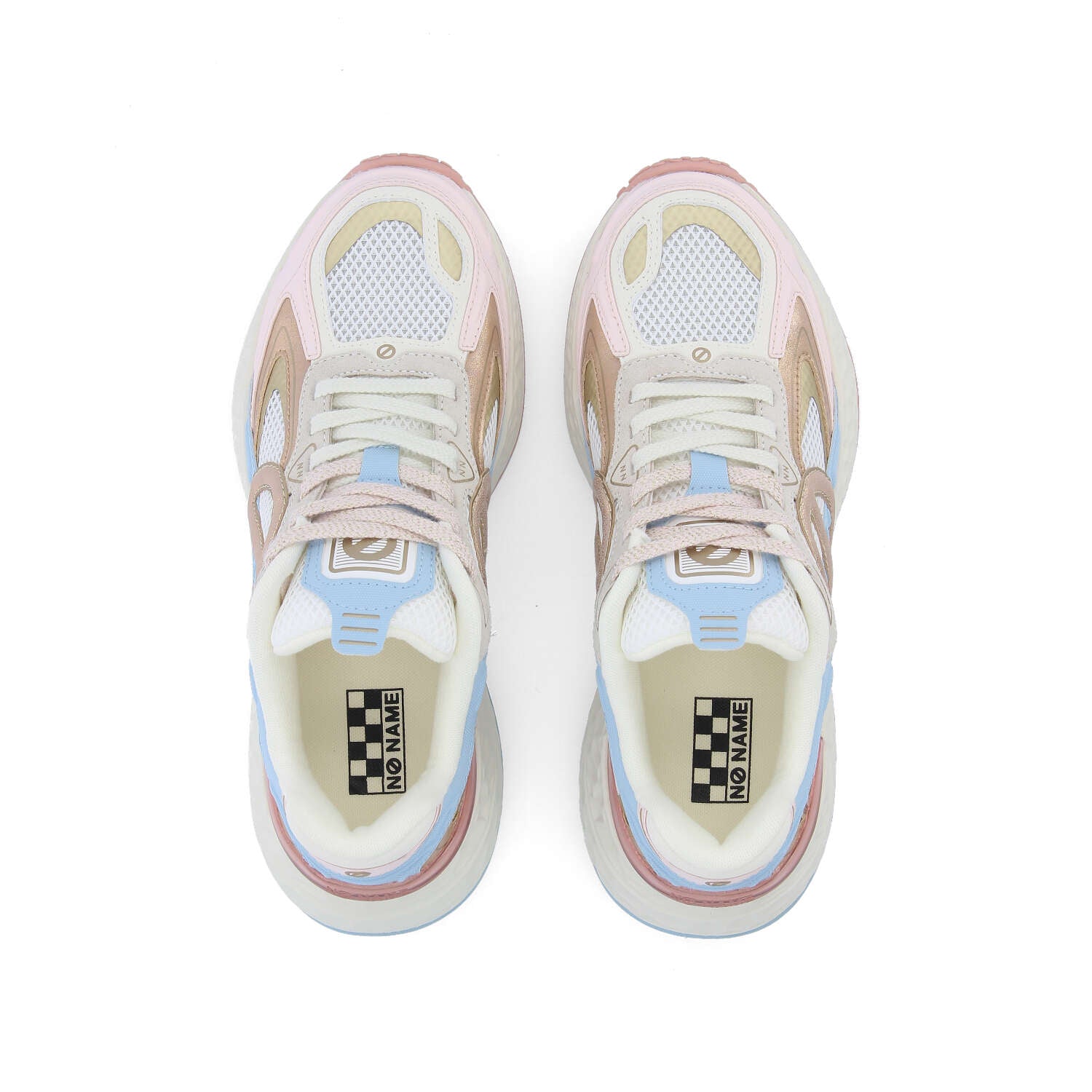 CARTER 2.0 TECH -  BLANC CASSE/ROSE/BLEU CIEL