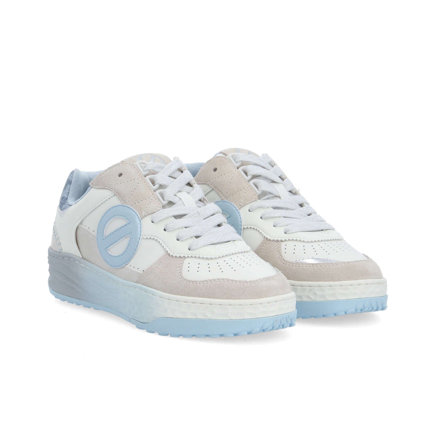 TYLER COURT -  BLANC/ARGENT/BLEU CIEL