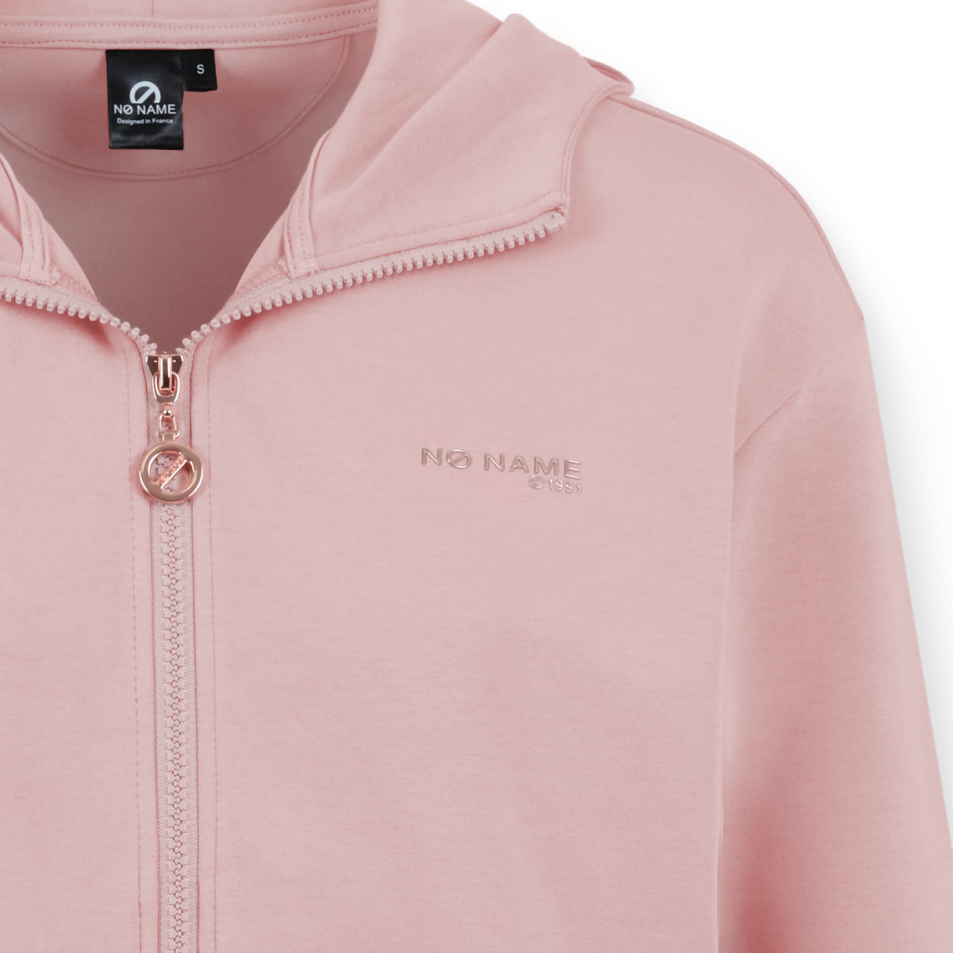 WILLO ZIP HOODIE W - ROSE