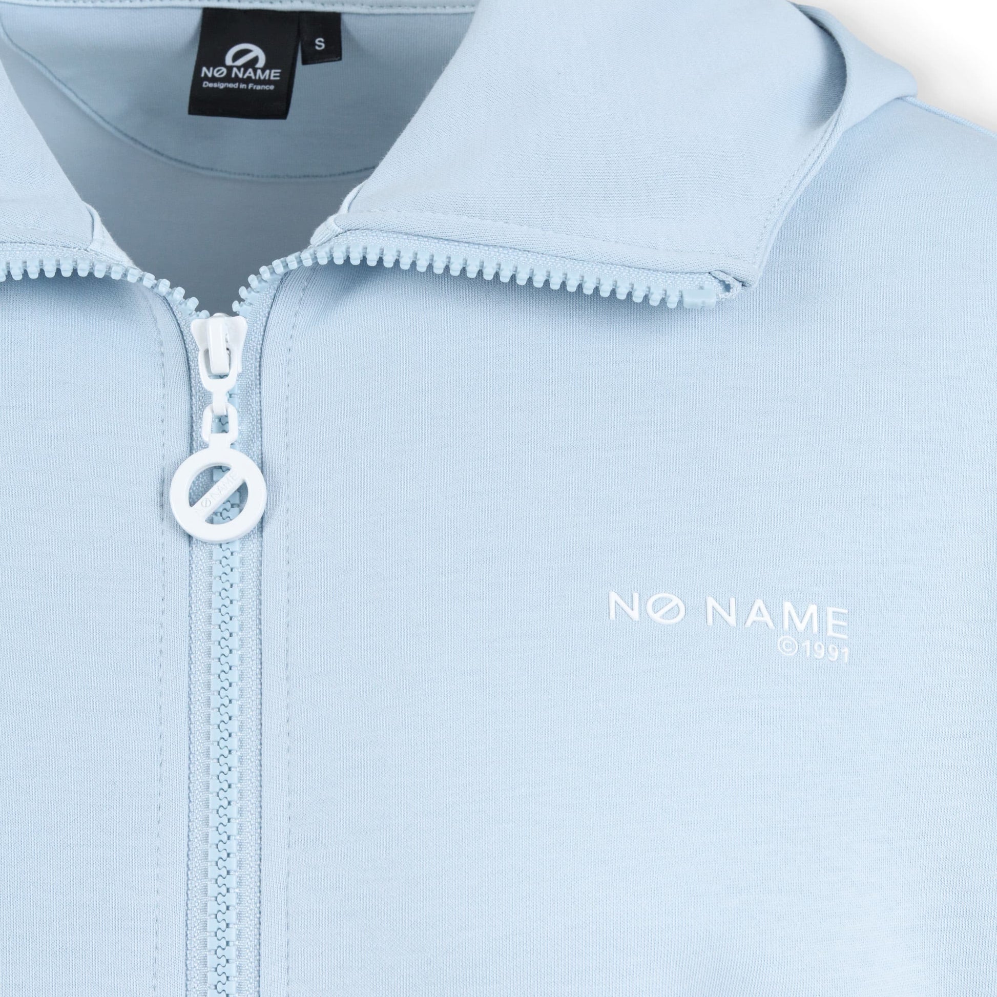 WILLO ZIP HOODIE -  BLEU