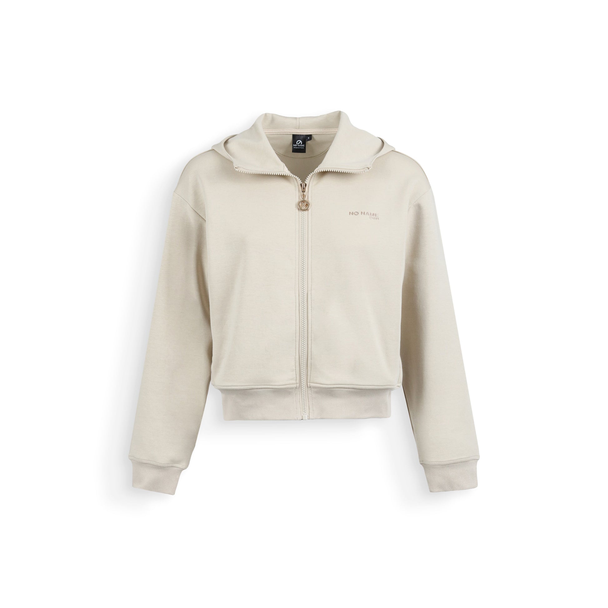 WILLO ZIP HOODIE -  BEIGE