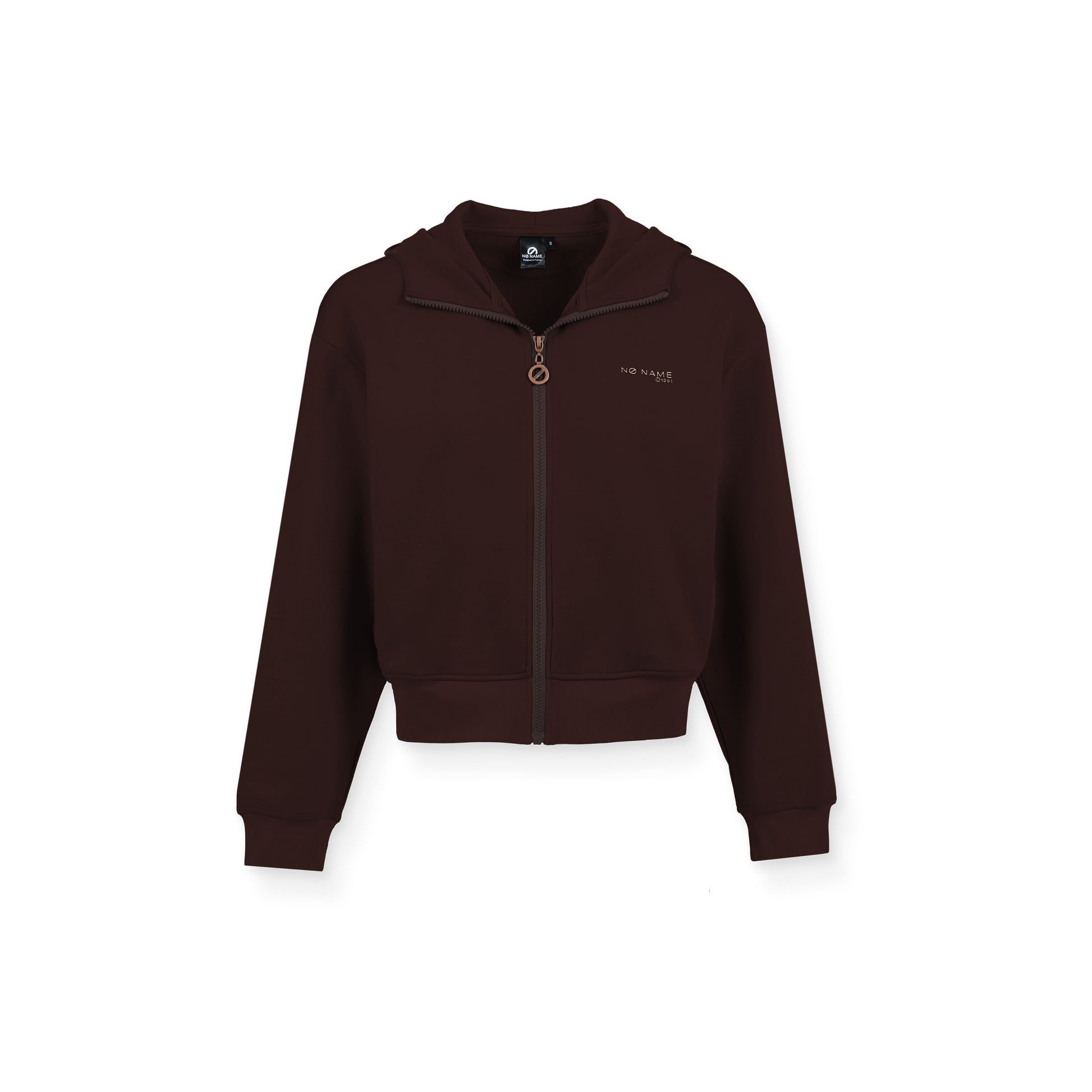 WILLO ZIP HOODIE W - MARRON
