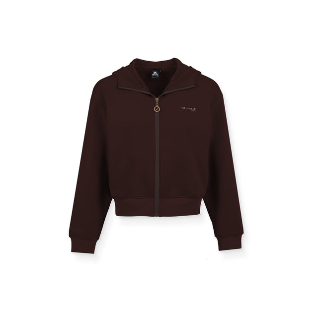 WILLO ZIP HOODIE W - MARRON - Image principale