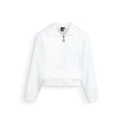 WILLO ZIP HOODIE -  BLANC CASSE
