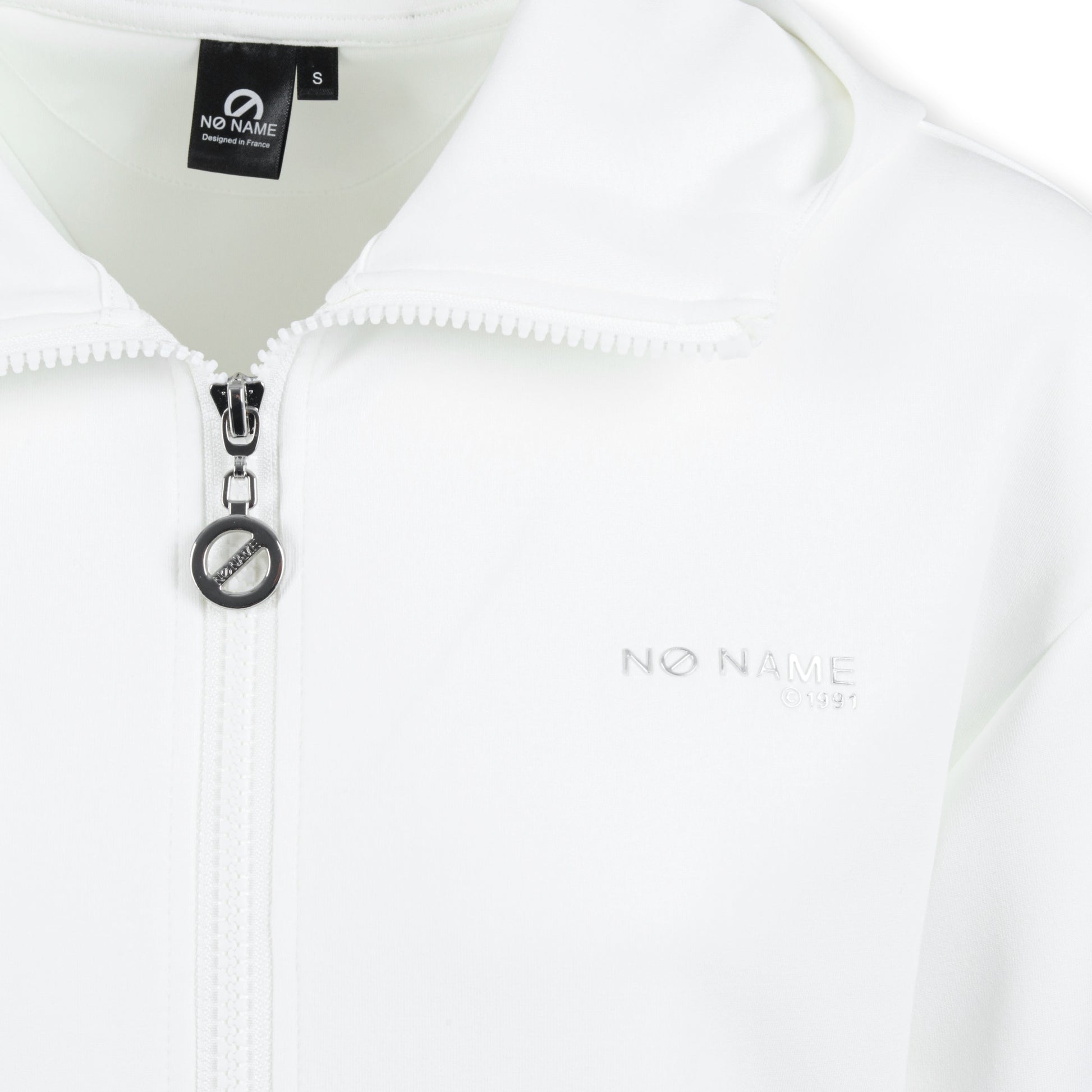 WILLO ZIP HOODIE -  BLANC CASSE