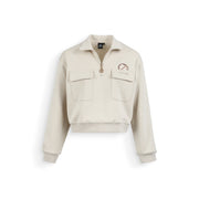 WILLO POCKET HOODIE -  BEIGE