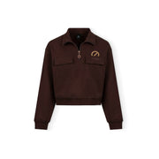 WILLO POCKET HOODIE W - MARRON