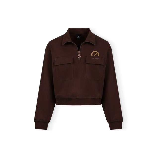 WILLO POCKET HOODIE W - MARRON - Image principale