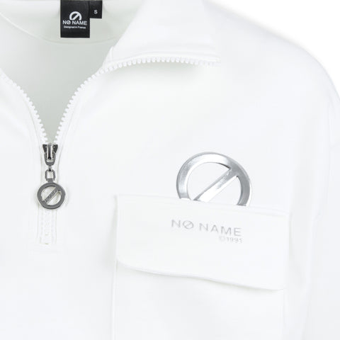 WILLO POCKET HOODIE -  BLANC CASSE - Image principale