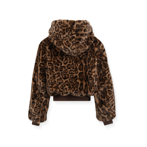 CARTER JACKET W - BLANC CASSE/IMPRIME LEOPARD - Image principale