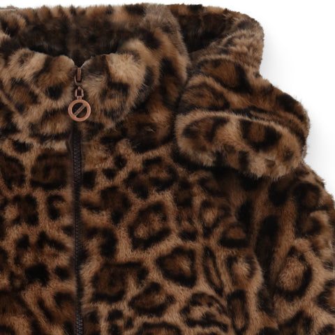 CARTER JACKET W - BLANC CASSE/IMPRIME LEOPARD - Image principale