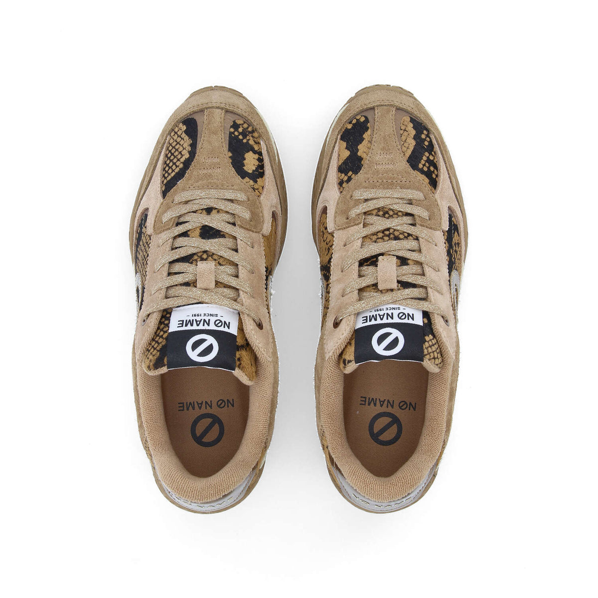 KATE SNEAKER W SNAKE KISS SABLE - Collier orné de Cristaux Swarovski® inclus